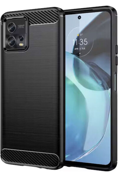 Toptel Πίσω Κάλυμμα Σιλικόνης Μαύρο (Moto G24 / G04 / G04s)