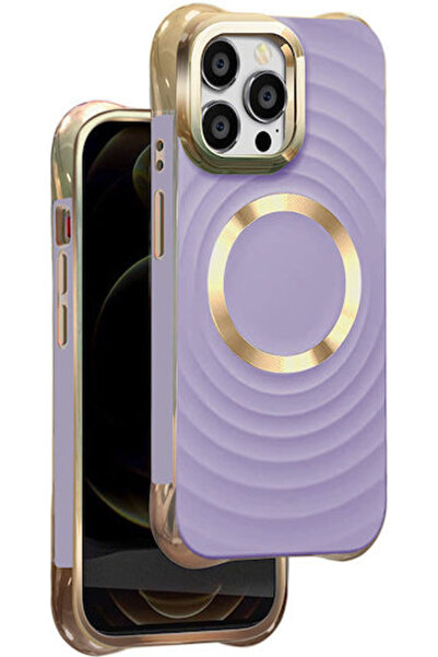 OEM Θήκη Circle Glam Mag για iPhone 14 Pro 6,1 ίντσες Μωβ