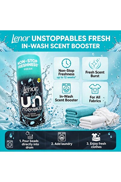lenor Unstoppables In-Wash Scent Booster Beads 155g – Long-Lasting Laundry Fr...