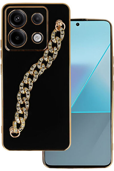 Toptel Πίσω Κάλυμμα Σιλικόνης Μαύρο (Redmi Note 13 Pro 5G / Poco X6)