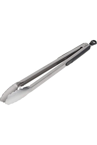 GENERAL 44cm Extra Long Grill Tongs, Premium Stainless Steel Metal Tongs for ...