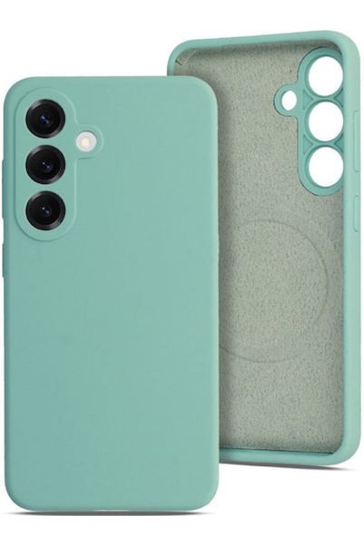 OEM Magcolor Pure Πίσω Κάλυμμα Σιλικόνης Πράσινο (Galaxy S26 Ultra)