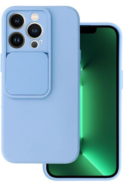 OEM Θήκη Πλάτης Σιλικόνης Ανοιχτό Μπλε (iPhone 13 Pro)