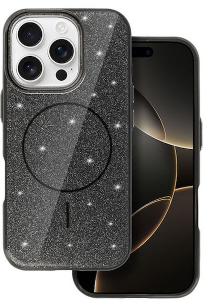 Toptel Πίσω Κάλυμμα Σιλικόνης / Πλαστικό Μαύρο (iPhone 13 Pro)