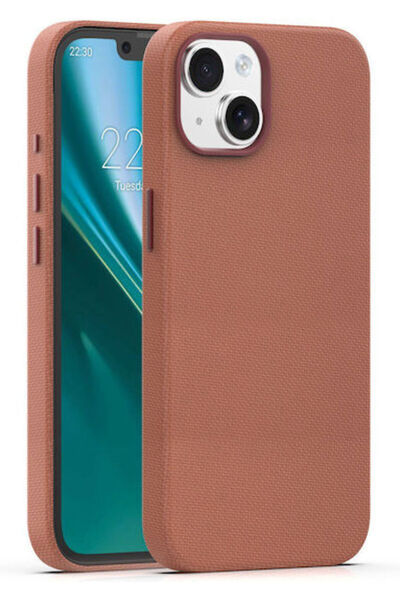 OEM Mag Σιλικόνης Πίσω Κάλυμμα 2mm Καφέ iPhone 14