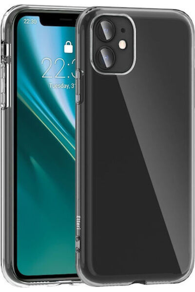 OEM Etteri Πίσω Κάλυμμα Σιλικόνης Διαφανές (iPhone 11) Κωδικός: GSM183418
