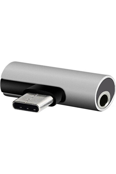 Setty Μετατροπέας USB-C αρσενικό σε 3.5mm / USB-C θηλυκό Ασημί 1 τεμάχιο AD-C...