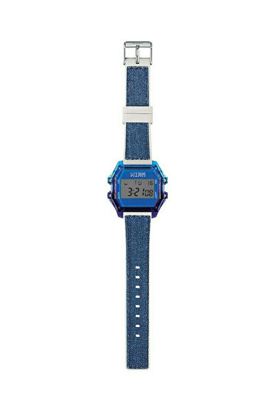 As I Am I AM Ψηφιακό Ανδρικό Ρολόι 44mm με Μπλε Λαστιχένιο Λουράκι και Μπαταρία