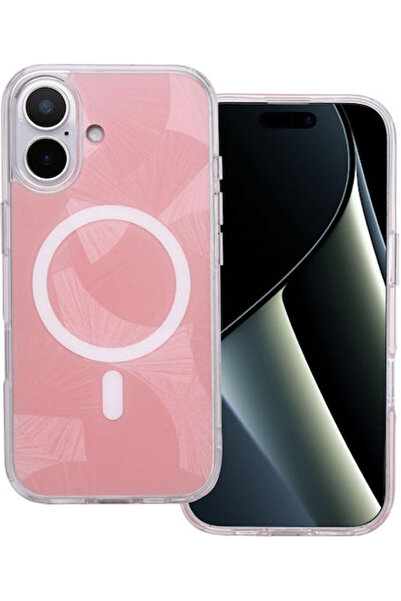 OEM Flash Mag Πίσω Κάλυμμα Σιλικόνης 1.5mm Ροζ (iPhone 17)