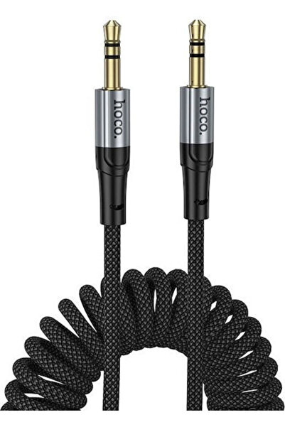 Hoco Καλώδιο Jack 3.5mm Αρσενικό - Αρσενικό 3.5mm Μαύρο 3.5μ