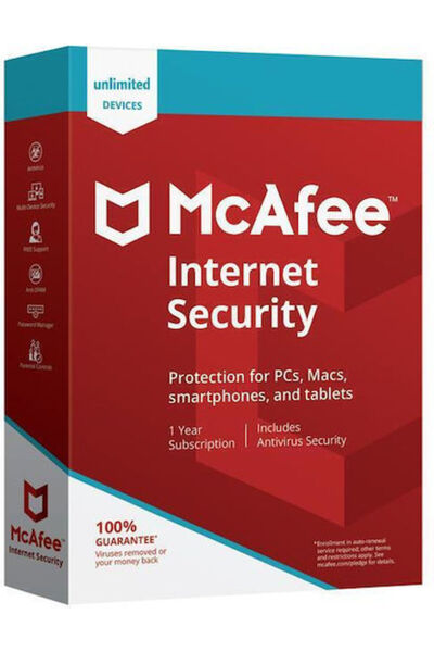 Other McAfee Internet Security 2022 Απεριόριστοι Χρήστες για 10 Συσκευές και ...