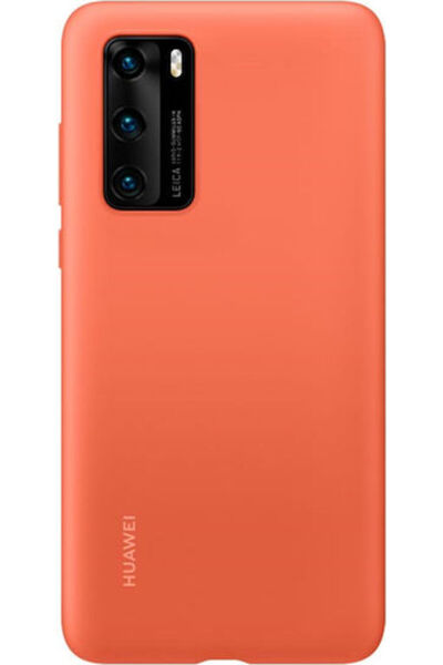 Huawei Πίσω Κάλυμμα Σιλικόνης Πορτοκαλί (Huawei P40) Κωδικός: 51993725