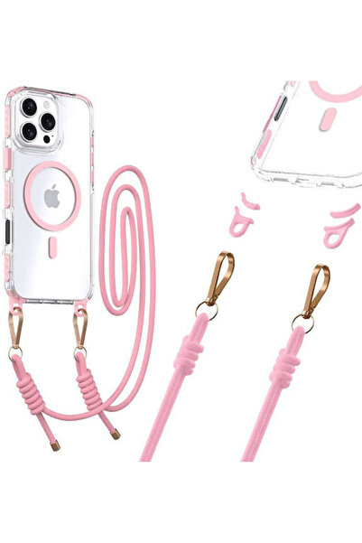 tel protect Πίσω Θήκη Σιλικόνης 1.2mm με Λουράκι Διαφανής (iPhone Air)
