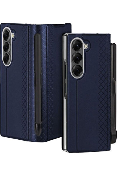 Dux Ducis Bril Πορτοφόλι Δερμάτινο Μπλε (Galaxy Z Fold7)