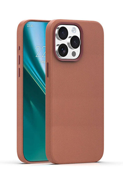 OEM Mag Σιλικόνης Πίσω Κάλυμμα 2mm Καφέ (iPhone 14 Pro)