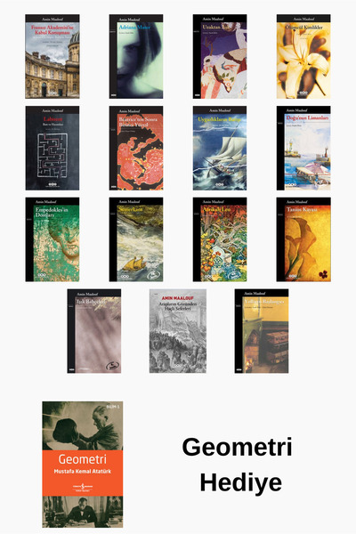 Yapı Kredi Yayınları Amin Maalouf 15 Kitap Seti + Geometri Kitabı