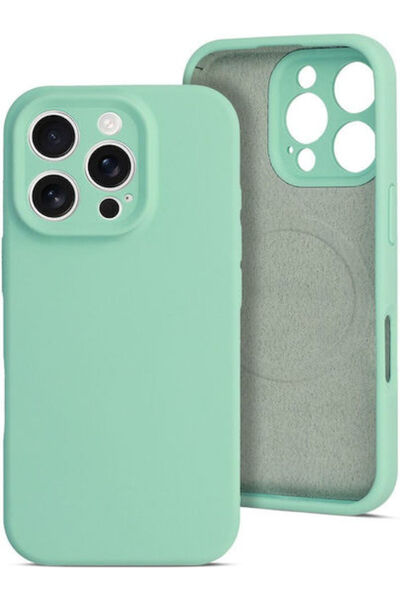 OEM Magcolor Pure Πίσω Θήκη Σιλικόνης Πράσινη (iPhone 17)