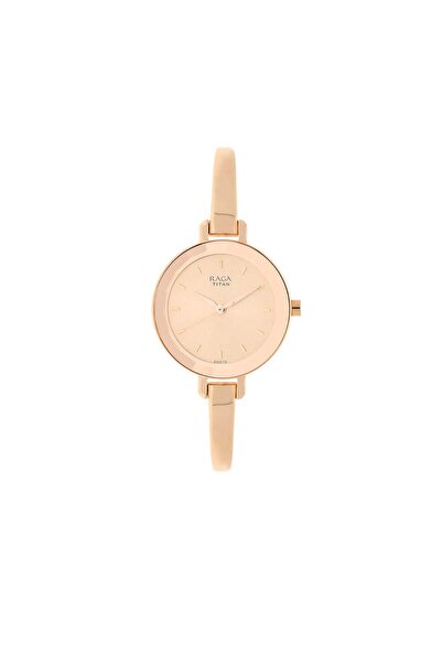 Titan Raga Viva Rose Gold Dial Women Watch With Metal Strap