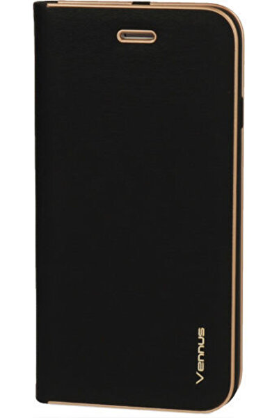 OEM Με πλαίσιο για βιβλίο, δερμάτινο, μαύρο (Redmi 8A)
