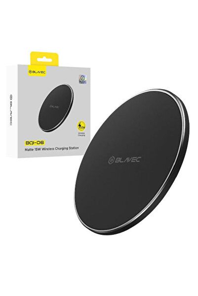 Blavec Ασύρματος Φορτιστής (Qi Pad) 15W Μαύροι (BQI06-QIB)
