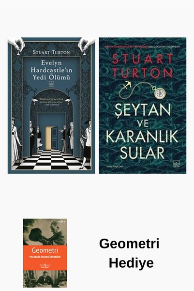 İthaki Yayınları Stuart Turton 2 Kitap Seti + Geometri Hediye