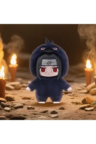EAKI Naruto Cute Beast Party series plush pendant, 1 piece, adorable Japanese anime bag hanger