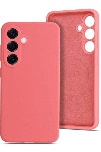 OEM Magcolor Pure Κόκκινη Θήκη Πλάτης Σιλικόνης (Galaxy S26+)