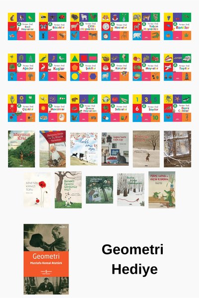 Yapı Kredi Yayınları Feridun Oral 29 Kitap Seti + Geometri Kitabı