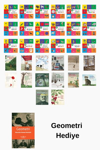 Yapı Kredi Yayınları Feridun Oral 32 Kitap Seti + Geometri Kitabı