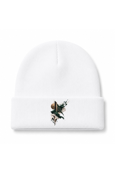 Rabona Fashion Saudi Arabia Emerald Heritage Abstract Art Graphic Beanie