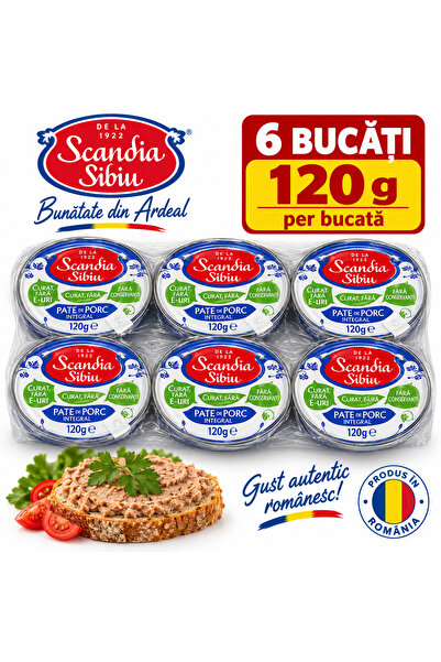Scandia 6x Pate de Porc integral 120g