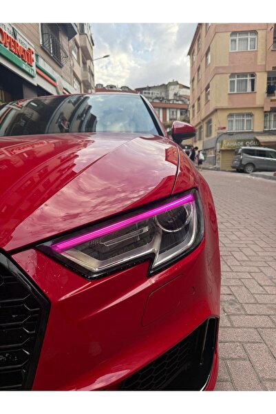 ARKT STİCKER Audi A3 8V Makyajlı Kasa Gündüz Led 2016-2020 Mor