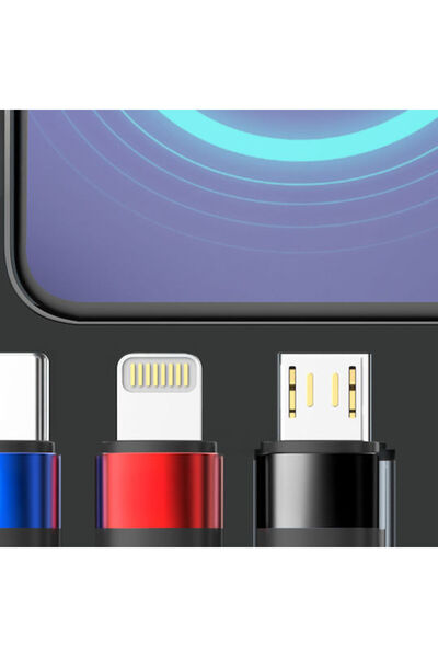 3MK Καλώδιο USB σε Lightning / Type-C / micro USB 1.2μ