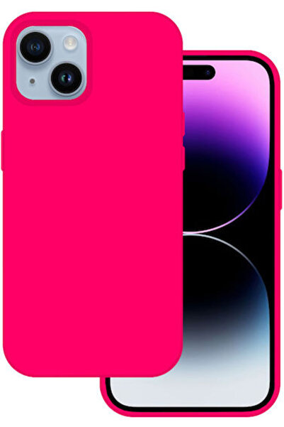 OEM Πίσω Κάλυμμα Σιλικόνης Ροζ (iPhone 15 Plus)