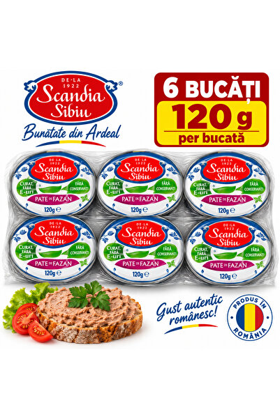 Scandia 6x Pate de Fazan Integral 120 g