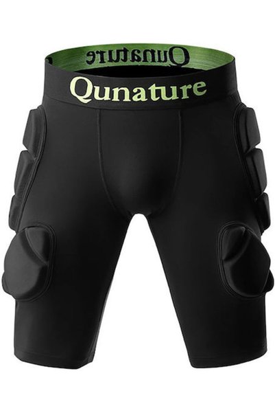 Qunature Προστατευτικά Ισχίων Σκι Προηγμένα L Σκι Σνόουμπορντ Πατίνια Μαύρο