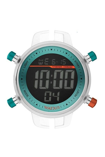 Watx & CO Ψηφιακό Ανδρικό Ρολόι 43mm με Μπαταρία και Λουράκι από Καουτσούκ