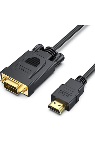 OEM Καλώδιο HDMI αρσενικό - VGA αρσενικό 1.8μ Μαύρο Κωδικός: GSM276132