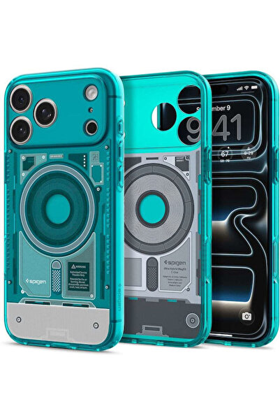 Spigen Υπερ-υβριδική Πλαστική Πίσω Θήκη MagFit C-One Bondi Blue (iPhone 18 Pr...