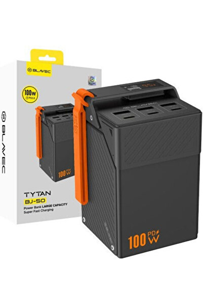 Blavec BJ-50 Tytan Power Bank 50000mAh 100W με 3 θύρες εξόδου USB-A και 3 θύρ...