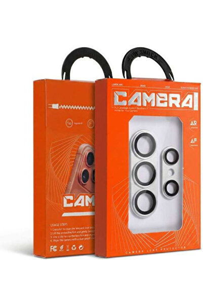 OEM Ar+af Πλήρης Προστασία Κάμερας Μεταλλικό Πλαίσιο Ασημί για Samsung Galaxy...