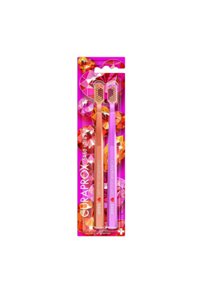Curaprox Toothbrush love version cs 5460 ultra soft from coreprocks-2 pcs ass...