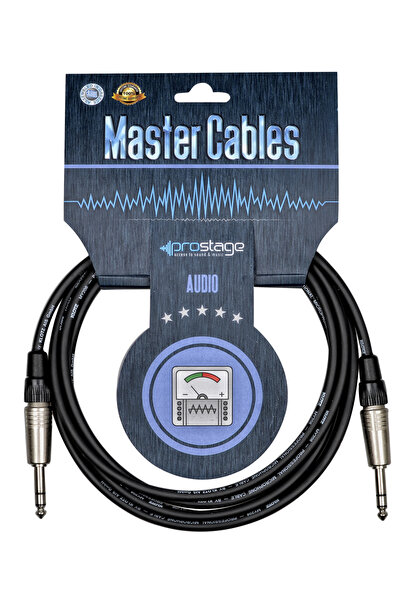 Prostage TS-05 - Επαγγελματικό καλώδιο Jack 1/4 TRS - Jack 1/4 TRS 5 μέτρα