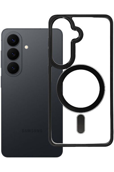 OEM Κάλυμμα Πλάτης Color Edge Mag από Πλαστικό / Σιλικόνη, Μαύρο (Galaxy S26 ...