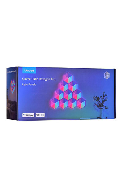 Govee H6066 Glide Hexagon Pro Πάνελ Φωτισμού LED 10 τεμάχια - Έξυπνα εξαγωνικ...