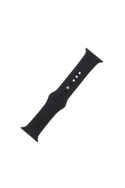 OEM TelForceOne S/M Λουράκι Σιλικόνης με Πείρο Μαύρο (Apple Watch 38/40/41/42...