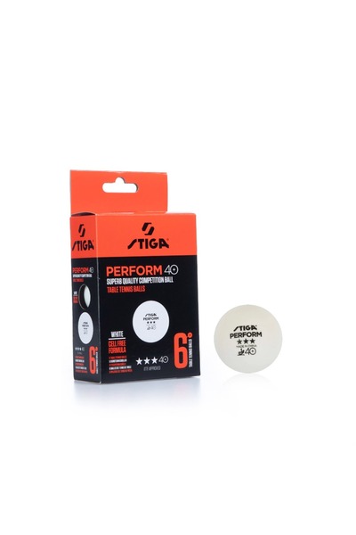 STIGA PERFORM 3STAR ABS 6PACK 1113-2110-06 Λευκό