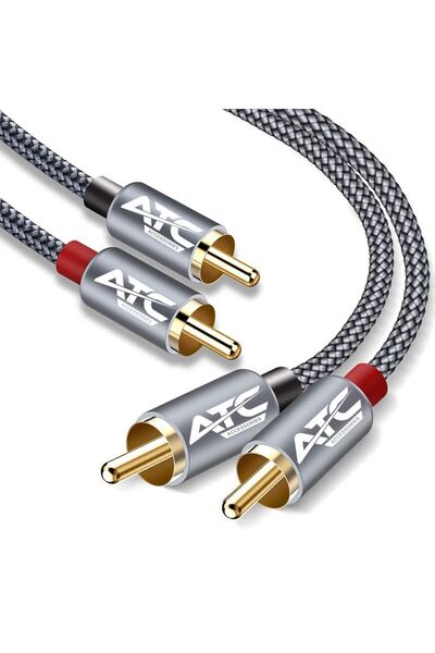 ATC Electronics HQ Καλώδιο 2 RCA - 2 RCA 5μ - Καλώδιο Ήχου / Εικόνας