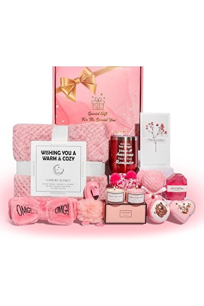 Tazweeq 12 Pcs Birthday Gifts for Women, Self Care Gifts, Unique Relaxing Spa...