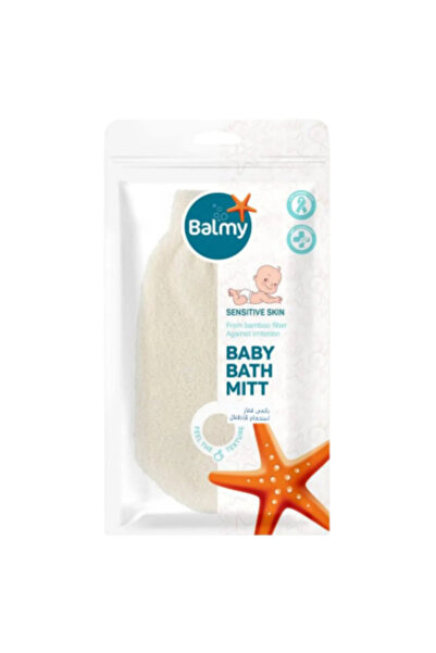 Balmy Palmi baby bamboo fiber bath glove for sensitive skin